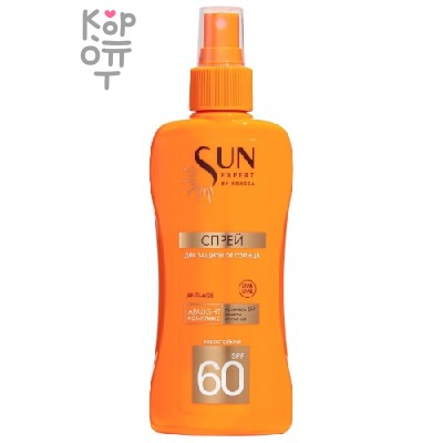 KRASSA Sun Expert солнцезащитный спрей SPF 60, 180 мл