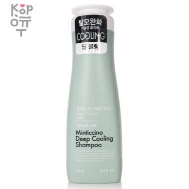 Daeng Gi Meo Ri Look At Hair Loss Minticcino Deep Cooling Shampoo - Охлаждающий шампунь для жирной кожи головы 500мл. — Корейские товары для всей семьи(КорОпт)