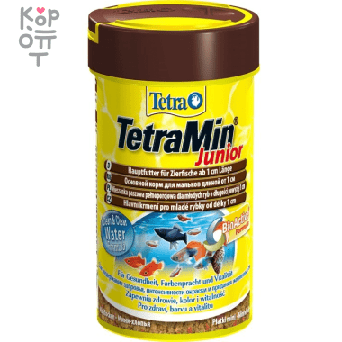 TetraMin Junior корм в хлопьях для молоди рыб 100 мл — Корейские товары для всей семьи(КорОпт)