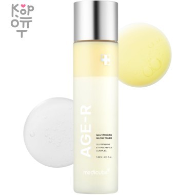 Medicube AGE-R Glutathione Glow Toner - Осветляющий тонер с Глутатионом 140мл. &mdash; Корейские товары для всей семьи(КорОпт)