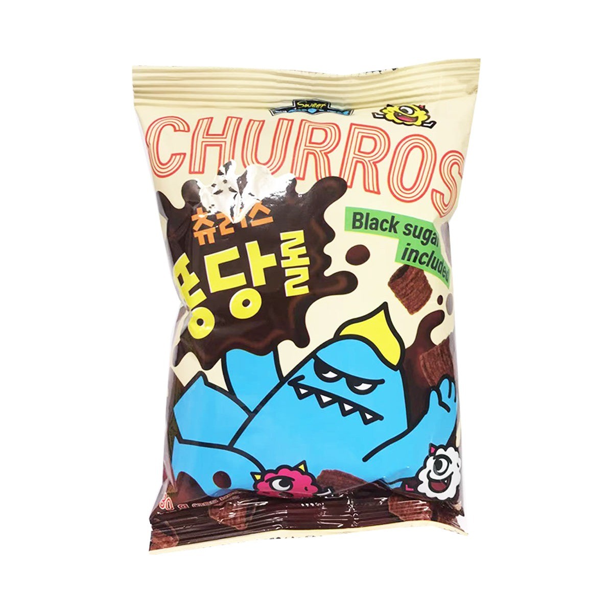 Sweet Monster Churros — Хворост чуррос с чёрным сахаром, 80 г