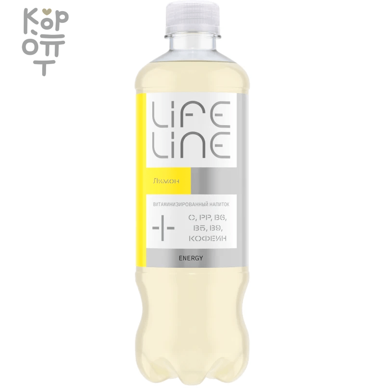 Lifeline Energy - Витаминизированный напиток со вкусом лимона 0,5л., купить с доставкой на дом фото 1 &mdash; Корейские товары для всей семьи(КорОпт)