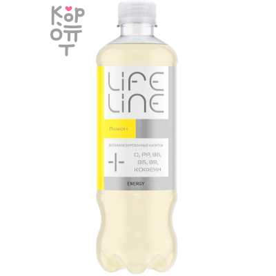 Lifeline Energy - Витаминизированный напиток со вкусом лимона 0,5л.