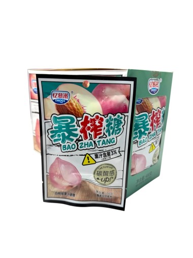 Возмутительно кислые конфеты Bao Zha Tang со вкусом АДского Персика &mdash; Корейские товары для всей семьи(КорОпт)
