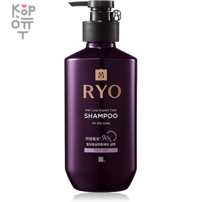 Ryo Hongjindan Cypress Hair Root Scalp - Охлаждающий шампунь для жирной кожи 820 мл