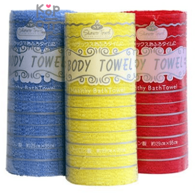 Clean Wrap Shower Towel -  Мочалка полотенце "Радуга" 29*100см.