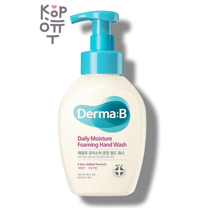 DERMA:B Daily Moisture Foaming Hand Wash - Антибактериальное мыло-пенка для рук с запахом Ванили, 500 мл