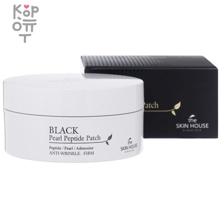 The Skin House Black Pearl Peptide Patch - Укрепляющие патчи для глаз с пептидами и экстрактом жемчуга 90г / 60 шт. — 