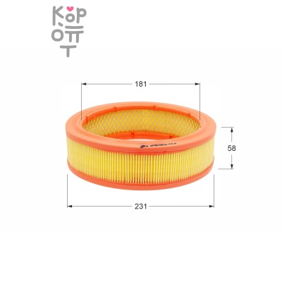 LIVCAR AIR FILTER LCL000/2443/1A / Воздушный фильтр