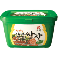 Obok Seasoned Ssamjang - Соевая паста Самджанг, приправленная домашним сырым чесноком, "ОБОК", 500гр.