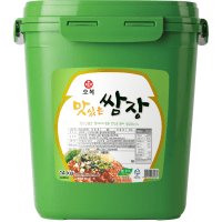 Obok Seasoned Ssamjang - Соевая паста Самджанг, приправленная домашним сырым чесноком, "ОБОК", 500гр.