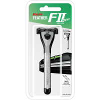 Feather F-System FII Neo Мужской бритвенный станок с двойным лезвием (2 кассеты).