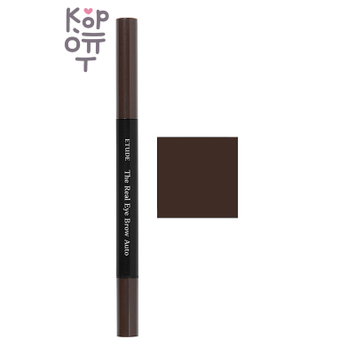 ETUDE The Real Eye Brow Auto Pencil 03 Dark Brown - Автоматический карандаш для бровей Тёмно-коричневый, 1 шт