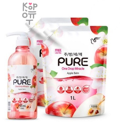 Pigeon Pure Apple Balm Гель для мытья посуды с ароматом Яблочный бальзам