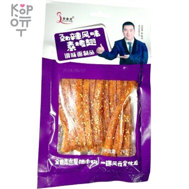Снэк Yu Jin Foods Депутаты на даче, 76гр. - Пряный пшеничный снек со вкусом крылышек на гриле &mdash; Корейские товары для всей семьи(КорОпт)