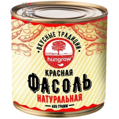 Hungrow Фасоль красная натуральная, 400 г