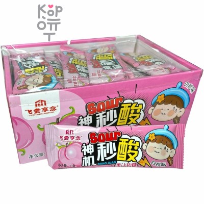 Жевательные конфеты Miao Suan Sour Candy Кислятина со вкусом Персика