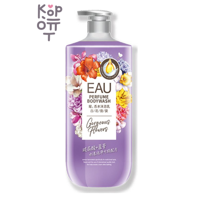 EAU Perfume Bodywash — парфюмированный гель для душа, аромат Gorgeous Flowers, 1 л