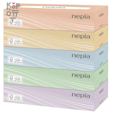 Nepia Commercial BOX tissue - Салфетки двухслойные 5уп.*200шт. в спайке — Корейские товары для всей семьи(КорОпт)