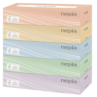 Nepia Commercial BOX tissue - Салфетки двухслойные 5уп.*200 шт. в спайке