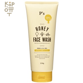 Kumano Cosme Station Honey Face Wash - Очищающая пенка для умывания лица с медом, Мягкий сладкий медовый аромат, 250гр.