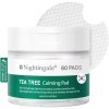 Nightingale Tea Tree Calming Pads - Диски очищающие с маслом Чайного Дерева 60шт., купить с доставкой на дом фото 1 — Корейские товары для всей семьи(КорОпт)