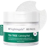 Nightingale Tea Tree Calming Pads - Диски очищающие с маслом Чайного Дерева 60шт.