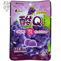 Конфеты кислые DUSHIKE Q Candy со вкусом Винограда