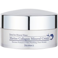 DEOPROCE MARINE COLLAGEN MINERAL CREAM - Крем для борьбы с морщинами с Морским Коллагеном и EGF, 100гр.