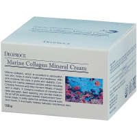 DEOPROCE MARINE COLLAGEN MINERAL CREAM - Крем для борьбы с морщинами с Морским Коллагеном и EGF, 100гр.