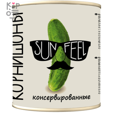 Sunfeel - Огурцы Корнишоны консервированные 3100мл. — Корейские товары для всей семьи(КорОпт)
