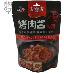 Соус BBQ Sauce Hot & Spicy, 110гр., купить с доставкой на дом фото 1 &mdash; Корейские товары для всей семьи(КорОпт)