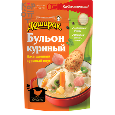 Доширак Бульон быстрого приготовления со вкусом курицы, 90 г