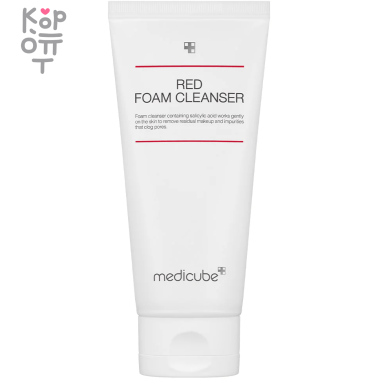 Medicube Red Foam Cleanser - Красная пенка для умывания с Кислотами 230мл. — Корейские товары для всей семьи(КорОпт)