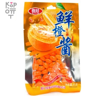 Мармелад XiCai FruitCandy с Апельсиновым джемом &mdash; Корейские товары для всей семьи(КорОпт)