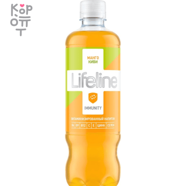 Lifeline Immunity - Витаминизированный напиток со вкусом манго и киви 0,5л. &mdash; Корейские товары для всей семьи(КорОпт)