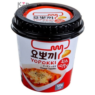 Yopokki Cheese - Рисовые клецки с сырным соусом, 120 г