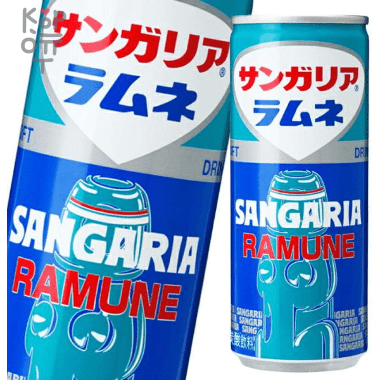 Sangaria Ramune - Напиток безалкогольный газированный со вкусом Лимонада, 250мл. &mdash; Корейские товары для всей семьи(КорОпт)