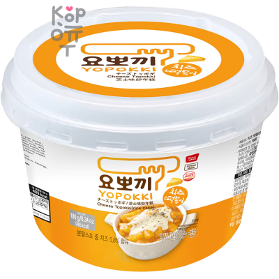 Yopokki Cheese Topokki - Рисовые клецки с сырным соусом 180 г