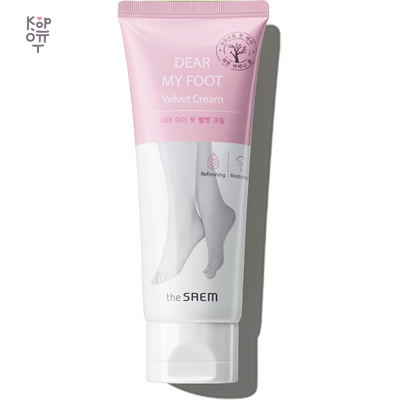 The Saem Dear My Foot Velvet Cream - Питательный крем для ног с Маслом Ши 100мл.