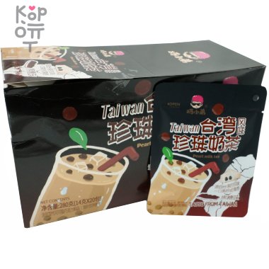 Конфеты шоколадные Taiwan Pearl milk tea со вкусом карамели &mdash; Корейские товары для всей семьи(КорОпт)