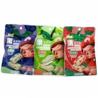 Жевательная конфета Fubaijia Fruit Shake Milk Candy - Молочная нуга с Клубникой