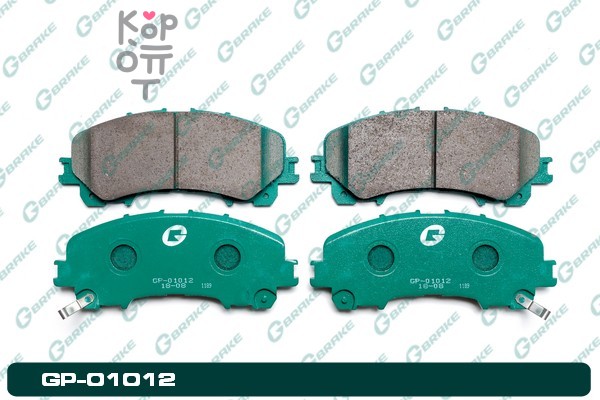 Колодки тормозные дисковые NP-2060 / AN794WK / D1336M / GP-01012 D1060-4GA0A KASHIYAMA