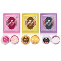 Koelf Ruby & Bulgarian Rose - Гидрогелевые патчи с рубиновой пудрой и розовым маслом для улучшения тона 60 шт