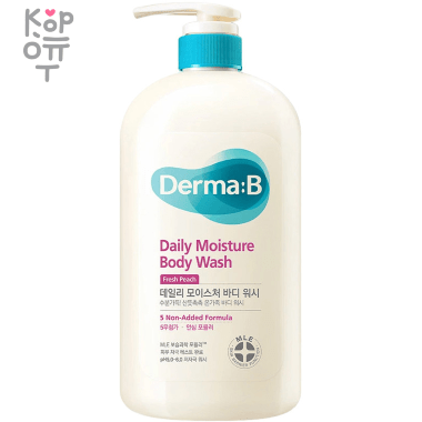 DERMA:B Daily Moisture Body Wash - Увлажняющий гель для душа с Керамидами 1000мл. — Корейские товары для всей семьи(КорОпт)