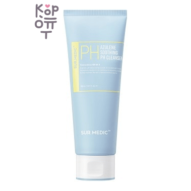 SUR.MEDIC+ Azulene Soothing pH Cleanser - Успокаивающий гель для умывания с азуленом и керамидами, 150 мл