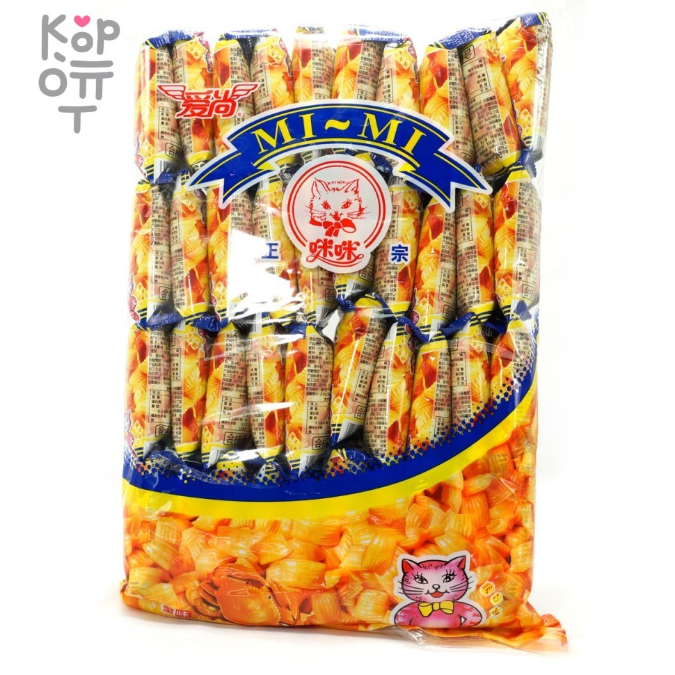 Чипсы кошечка MiMi со вкусом креветок, 20гр., купить с доставкой на дом фото 1 — Корейские товары для всей семьи(КорОпт)