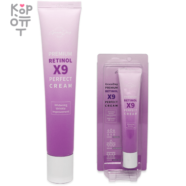 Grace Day Premium Retinol X9 Perfect Cream - Премиальный антивозрастной крем для ухода за стареющей кожей лица с ретинолом, 50мл. &mdash; Корейские товары для всей семьи(КорОпт)