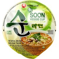 NONGSHIM Soon Veggie Cup Лапша сублимированная, неострая, стакан, 67 г