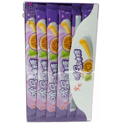 Жевательная конфета тянучка GuangDong Foods Yogurt Помадка со вкусом Маракуйи и груши